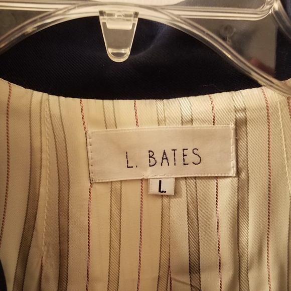 Women's 3 piece Navy Serge Pant Suit L - Picture 5 of 8